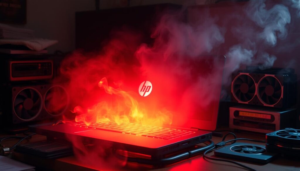 hp laptop overheating